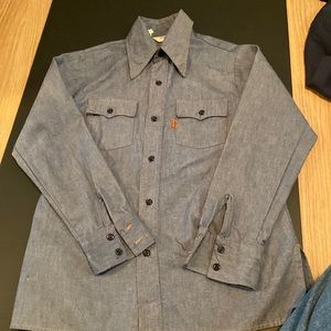 Vintage Levi’s Hand Embroidered Denim Button Up